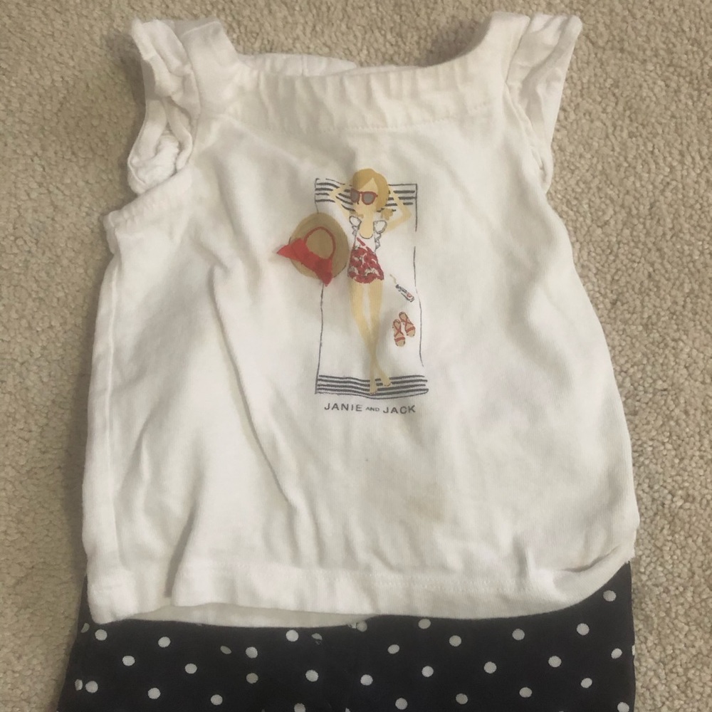Janie and Jack shorts and tee